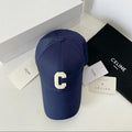 Celin Cap Navy Blue Cotton Twill Fabric 210449