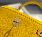 HM KELLY 28CM YELLOW TOGO GOLD HARDWARE