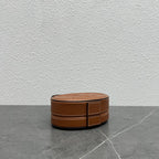Celine Oval Minaudière Cuir Triomphe Brown Calfskin