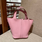 picotin lock 18 pink togo shw