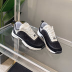CC Sneaker In Black Wool 145622