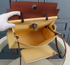 HM HERBAG ZIP 31 FLAX AND CIDER CANVAS