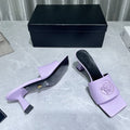 HIGH HEEL 70 MEDUSA LILAC SANDAL