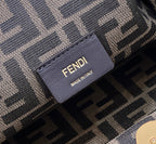 FENDI FIRST SMALL 32 IN WHITE NAPPA LEATHER BAG GOLD HARDWARE