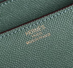 HM CONSTANCE BAGS 22 HUNTER GREEN EPSOM