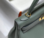HM KELLY 32CM BAG IN PINE TOGO GOLD HARDWARE