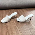LV Neo Revival Mule 65mm White Cowhide
