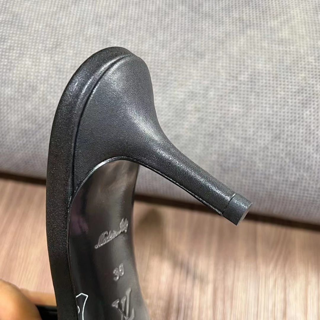 LV Neo Revival Mule 65mm Black Cowhide