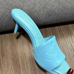 LV Neo Revival Mule 65mm Blue Cowhide