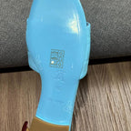 LV Neo Revival Flat Mule 15mm Blue Cowhide