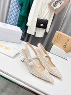 CD 25 J'Adior Slingback Pump Mesh Fabric 237974