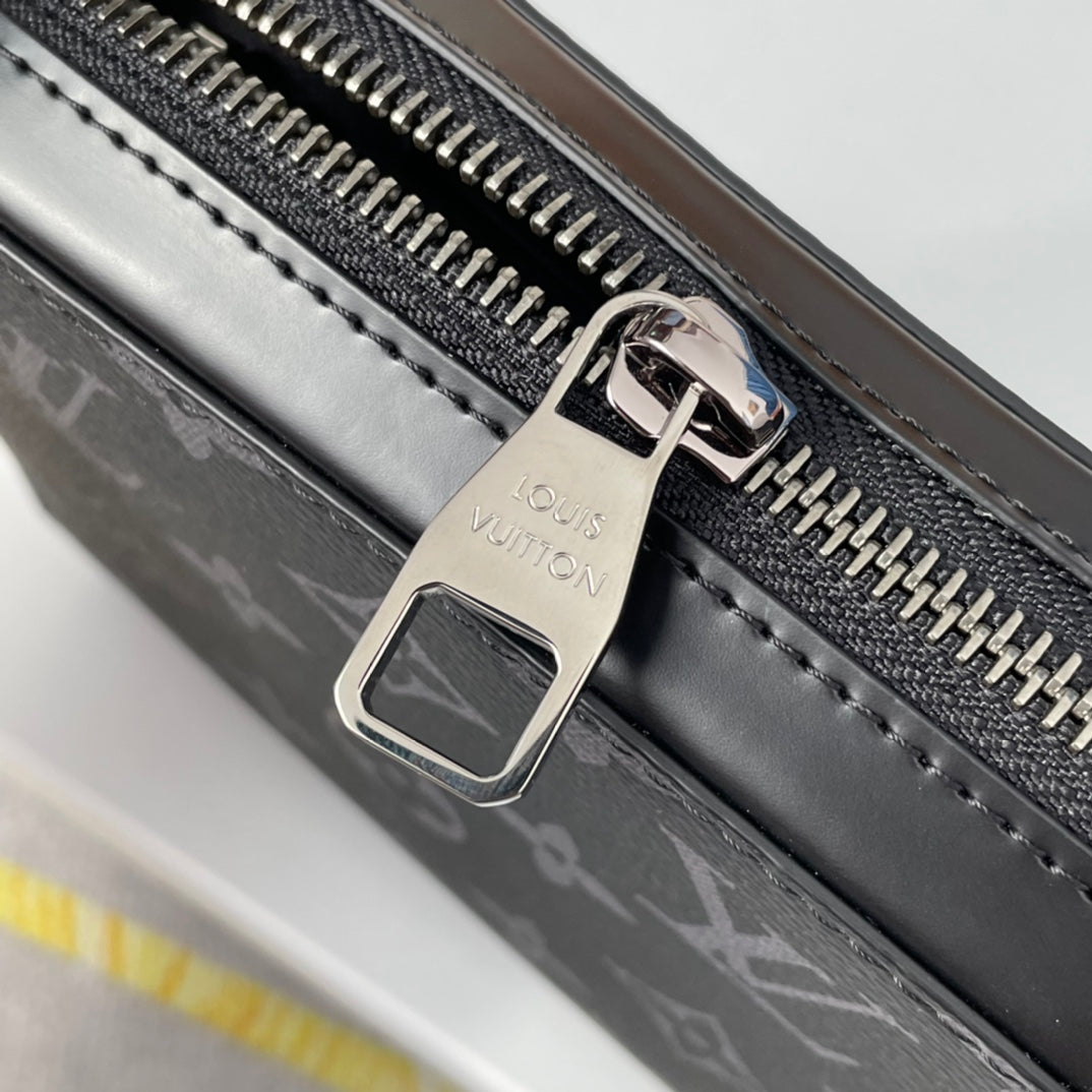 LV Zippy XL Grey Monogram Eclipse Canvas 221559