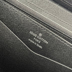 LV M61698 Zippy XL Wallet Black Monogram Canvas 221561