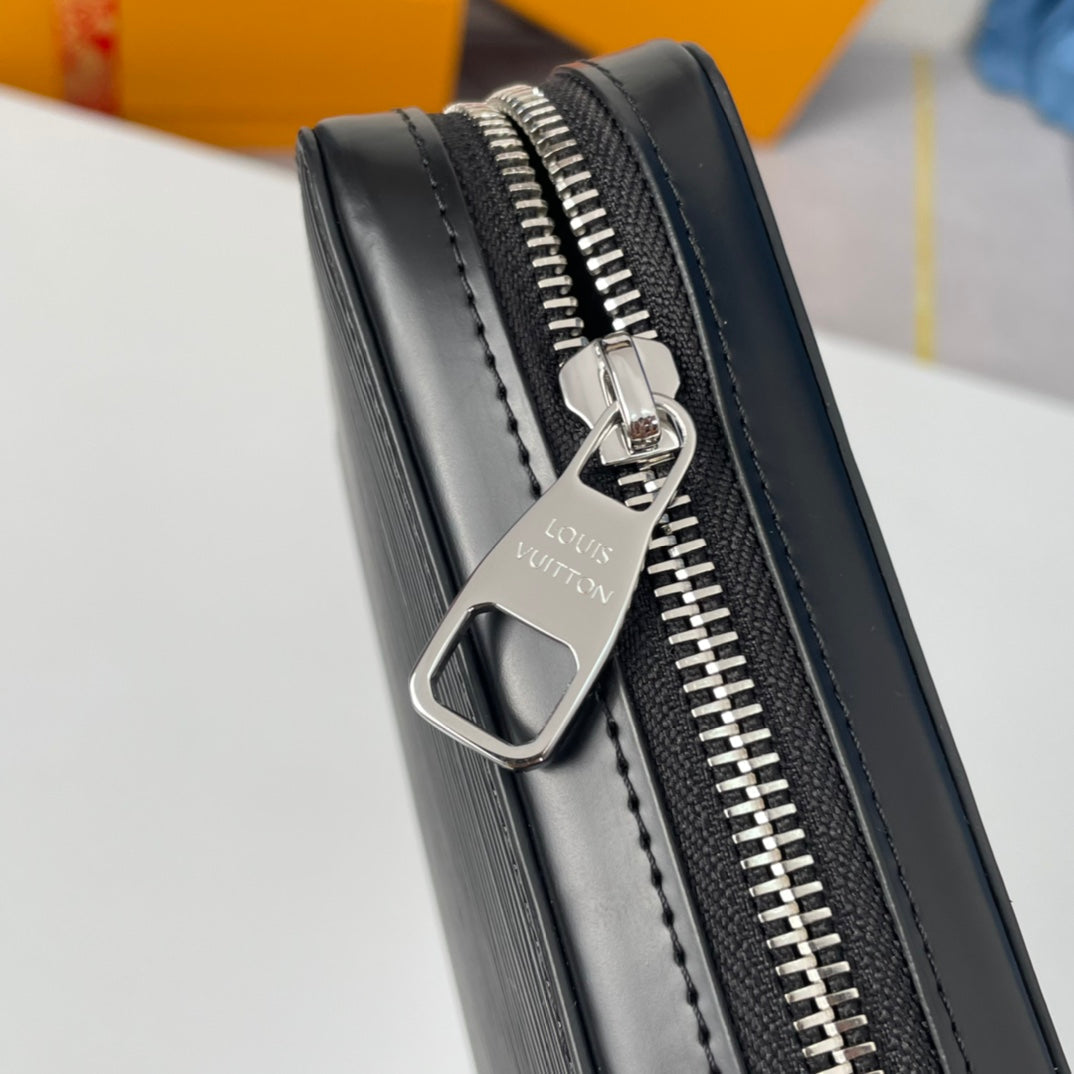 LV M61698 Zippy XL Wallet Black Monogram Canvas 221561