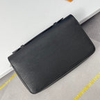 LV M61698 Zippy XL Wallet Black Damier Infini Leather 221562