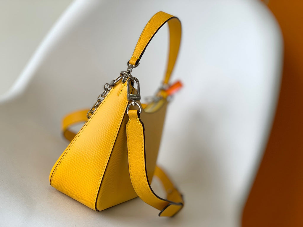 LV Marelle 25cm Yellow Epi Grain Cowhide Metal HW