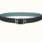 HM Cape Cod 32mm Reversible Belt Green Black Leather 187796