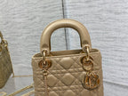mini lady 17 camel lambskin