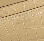 HM CONSTANCE 23 FLAX CROCODILE EMBOSSED CALFSKIN GOLD HARDWARE