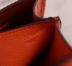 HM CONSTANCE 23 ORANGE CROCODILE EMBOSSED CALFSKIN GOLD HARDWARE