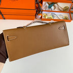 HM Kelly Cut 31 Peanut Butter Epsom Leather Gold Hardware 229057