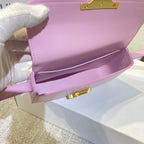classic triomphe 20 pink calfskin gold hardware