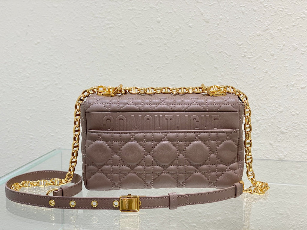 SMALL CARO BAG 20 WARM TAUPE CALFSKIN