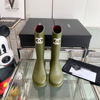CC Rainboots Dark Green Rubber  204191