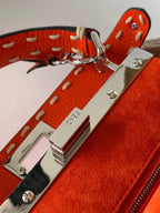 Peekaboo Mini Selleria Bag 23cm red leather shw with 220 hand-sewn stitches