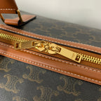 TRAVEL BAG 50 IN BLACK TRIOMPHE CANVAS WITH CELINE PRINT