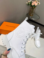 LV Rangers Boots 30mm White Calfskin