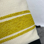 CABAS 44 PRINTED CANVAS WHITE YELLOW TOTE