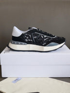 VT Lace Sneaker Black Suede Leather