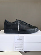 VT Open Sneaker Full Black Calfskin