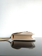 BESACE TRIPHOME 24 BEIGE CREAM GLOSSY CALFSKIN