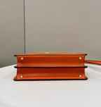 PEEKABOO ISEEU 33 IN ORANGE OMBRE SMOOTH CALFSKIN GOLD HARDWARE