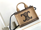 TRIPHOME 26 FABRIC BLACK BROWN BAG