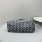 HOBO BOHÈME 34 IN GREY GOYARDINE CANVAS AND CALFSKIN