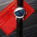 Omega De Ville 27.4mm Blue Dial Leather