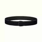 HM LUCK BELT BUCKLE & REVERSIBLE BLACK LEATHER STRAP 38MM