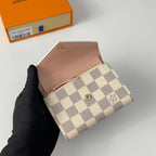 LV M41938 Cardboard Victorine Wallet White Monogram Canvas 221678