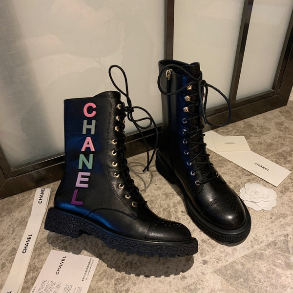 CC Short Boots 40mm In Black Calfskin 940067