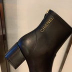 CC Short Boots 50mm In Black Lambskin 940078