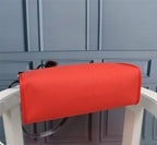 HM HERBAG ZIP 31 BLACK AND ROSE CANVAS