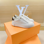 LV Time Out Trainers White Leather 861000