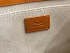 Chloé Woody small tote bag 26cm brown calfskin
