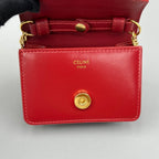 CUIR TRIPHOME 11 CHERRY RED CALFSKIN