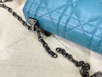 medium caro 25.5 azure blue black hardware