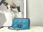 medium caro 25.5 azure blue black hardware