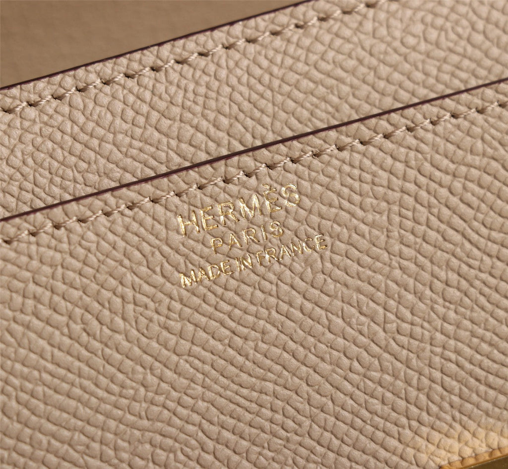 HM CONSTANCE BAGS DAKANG 20.5 BEIGE EPSOM